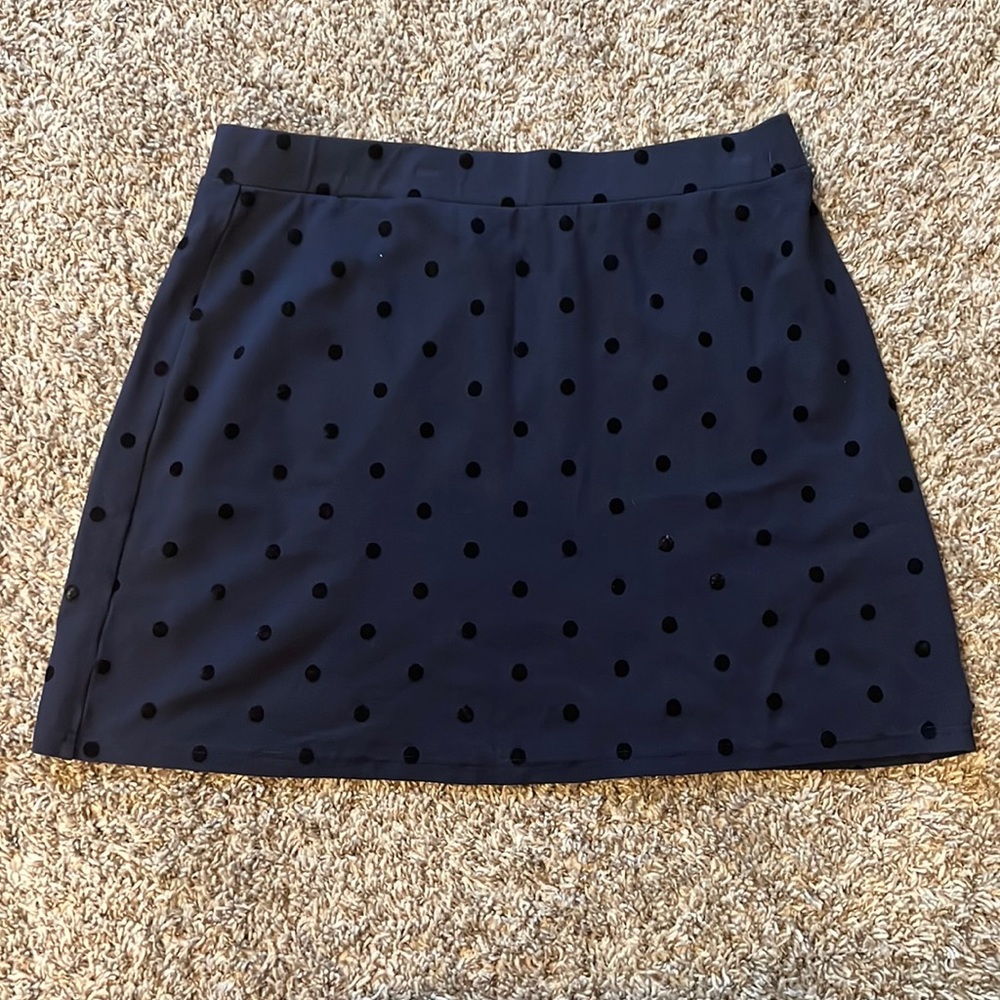 Joules polka dot mini skirt